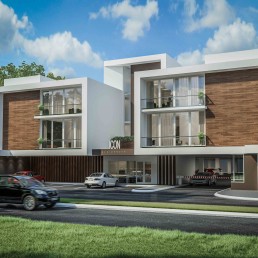 Icon Residences – apartment building exterior elevation