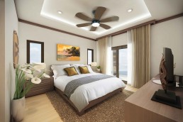 Santa Fé Condominiums – living/dining area with balcony access